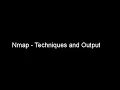 Nmap - Techniques
