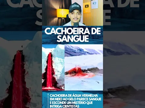 Antarctica ka Lal Jharna 😊