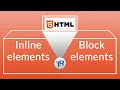 Introduction To HTML TAGS 2020 Difference between Inline and Block Elements In Html5