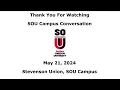 SOU Campus Conversation - May 21 2024