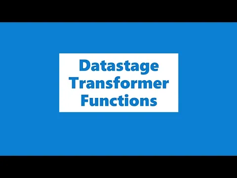 Download MP3 Datastage Tutorial | Transformer Functions