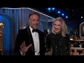 Catherine O Hara Seth Rogen Present Best Female Actor - Movie 82nd Globes