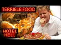 Gordon Reacts To TERRIBLE Season 1 Hotel Cuisine COMPILATION Hotel Hell