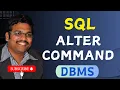ALTER COMMAND IN SQL DDL COMMANDS SQL COMMANDS ALTER DATABASE MYSQL DBMS