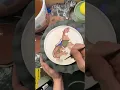 Handpainted Tiger Plate 2023 form Haand celebrating the 32nd Annual Burlington Carousel Festival