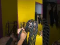 Easy rubber band twist technique using 4 packs of Ghana Xpression braiding hair