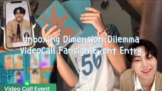 unboxing enhypen dimension dilemma album videocall fansign event entry part 1