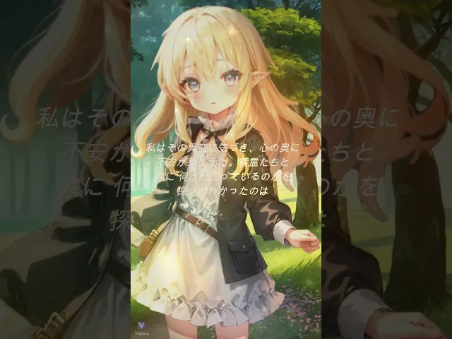 小さな森の守り人storyボイス アルルcv (ミナミ) タイトル 小さな森のアルル Ai ボイスドラマ 喋るアニメAi