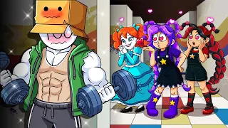 NO FACE BOY Got STRONGER to Date His FRIEND! Can He BECOME A BOSS Before She Says YES? | Animation