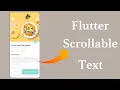 Scrollable Text inside Stack and Column Positioned Widget