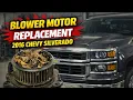 blower motor replacement 2008 2016 chevy Silverado Gmc Sierra