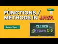 Return Type in Java Understanding how to Use Method Return Types