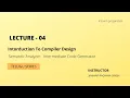 Semantic Analyzer In Telugu Intermediate Code Generator in Telugu Compiler design Lecture 4