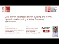 IBPSA 2021 Data-driven calibration of physics-informed models of joint dynam