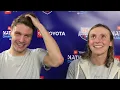 Katie Ledecky Bobby Finke Have Fun Talking to the Media FULL INTERVIEW