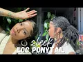 SLEEK LOC PONYTAIL no retwist therealcholey