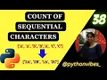 Python Tricks Sequential Character Counting in Python pythonvibes -