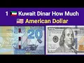1 Kuwaiti Dinar Worth in United States Dollar 100 Kuwait Currency in American Dollar USD Today