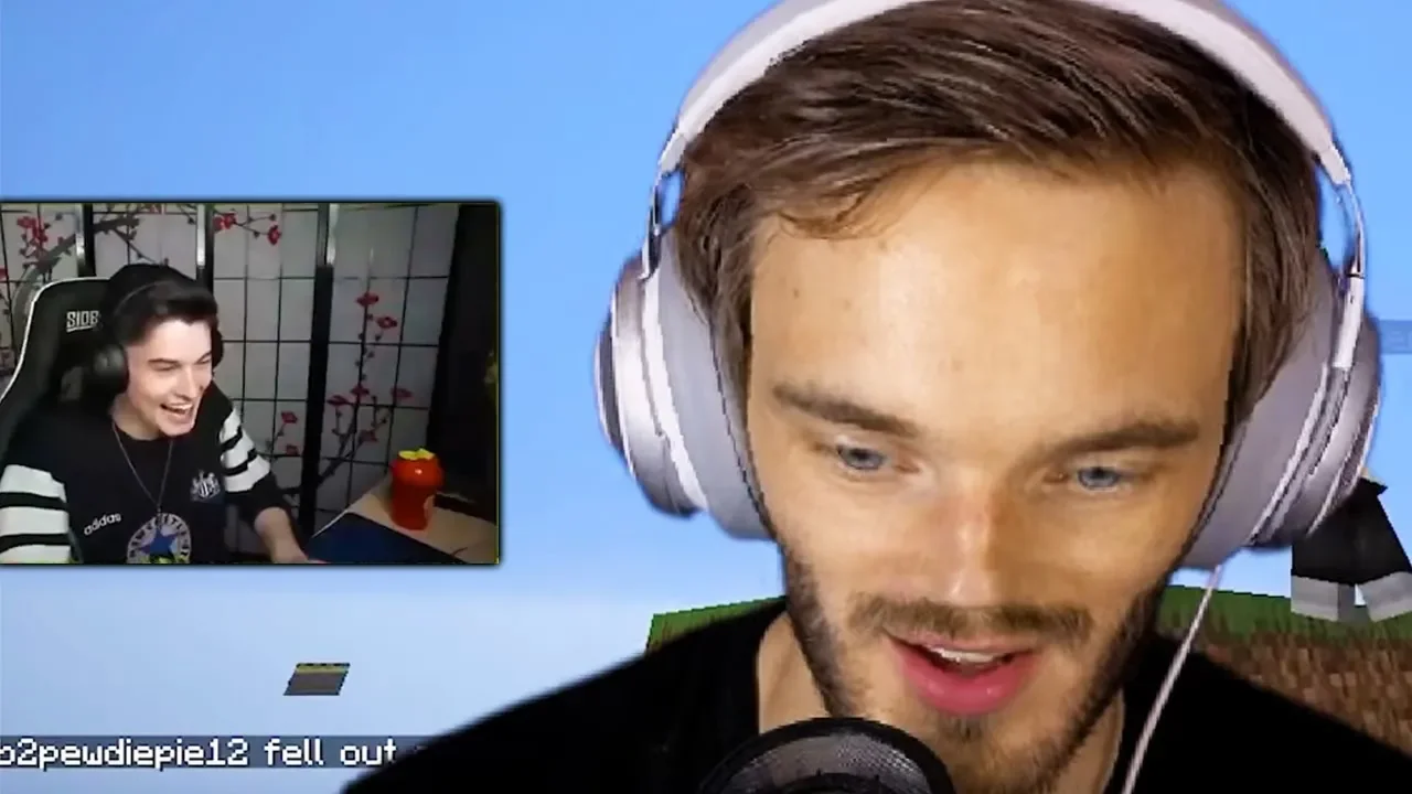 minecraft with pewdiepie (legit)