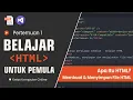 Belajar HTML Dari Nol Sampai Mahir Untuk Pemula Membuat Menyimpan Dan Menjalankan HTML