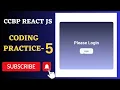 Login App Coding Practice 5 REACT JS NxtWave CCBP 4 0