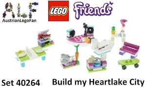 Lego Friends 40264 Build My Heartlake City Accessory Set - Lego Speed Build Review