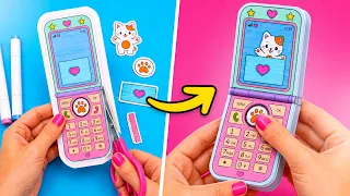Fiz um CELULAR de PAPEL, Bichinhos que se Mexem e Abri o My Mini Baby! Não Esperava Tirar ISSO 😮