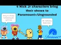 4 Nick Jr characters brings their shows to Paramount Ungrounded