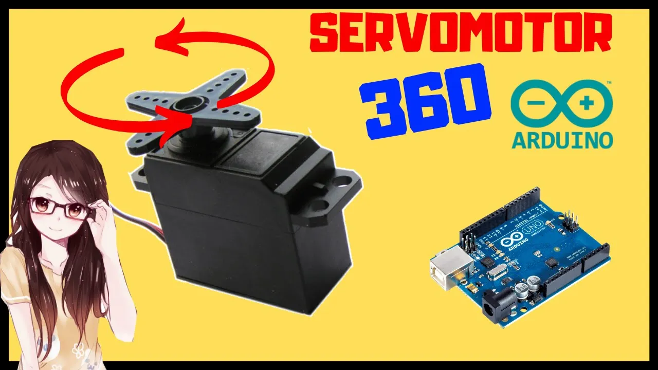 🔵 SERVOMOTOR de 360 con ARDUINO [Giro Continuo] #023