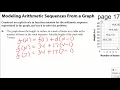 4 3 Modeling Arithmetic Sequences from a graph