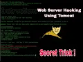 System hacking tomcat enumeration web server hacking using tomcat learn ethical hacking