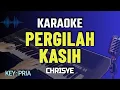 Lagu PERGILAH KASIH KARAOKE || CHRISYE || NADA PRIA
