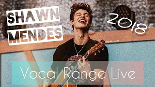 Download Shawn Mendes | Vocal Range Live: G2 - G#5 (2018) MP3