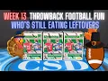 2023 Panini Chronicles Draft Picks Football Blaster Box WEEK 13 Throwback Football Fun