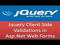 How we can use jquery client side validation in asp net web forms Coding Solutions With Ankit