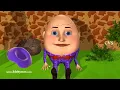 Humpty Dumpty Nursery Rhyme - 3D Animation English Rhymes for children