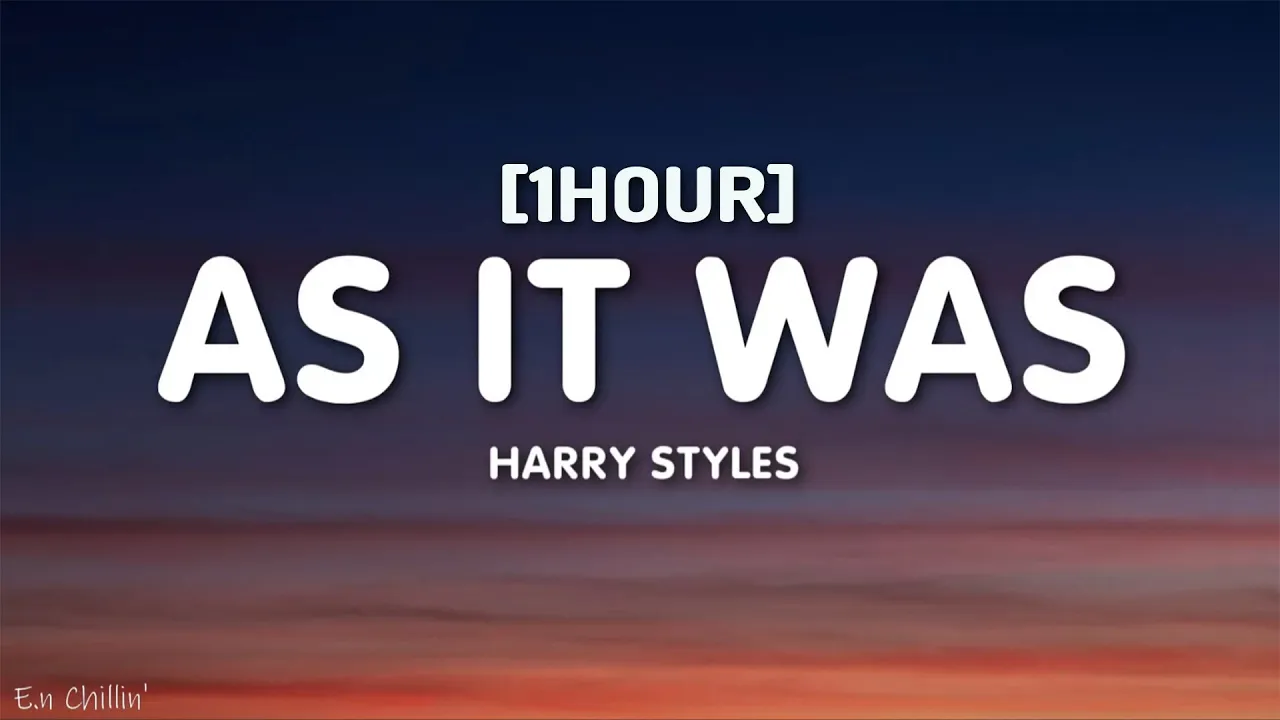 Harry Styles - As It Was (Lyrics) [1HOUR]