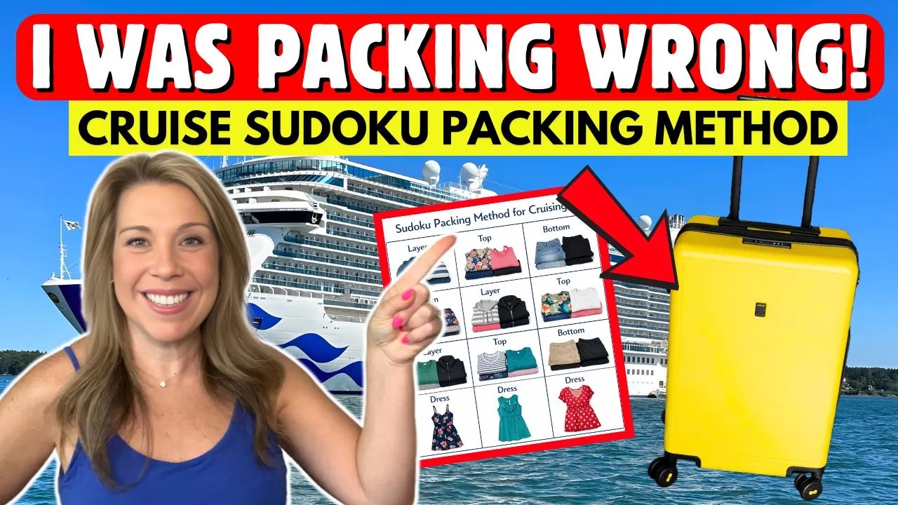 I Found the BEST Way to Pack for a Cruise After 50 Cruises (It's Not What You Think)