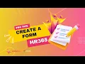 HR365 Forms Builder Create HR Forms in Minutes No Coding Needed