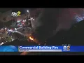 Huge Flames Collapse Roof Of Central Alameda Commercial Building
