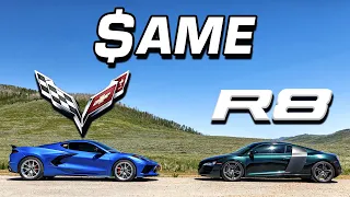 Corvette C8 v Audi R8 - Same idea Same Price Decisions Decisions Everyday Driver