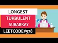 Longest Turbulent Subarray dynamic programming leetcode 978