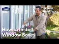 How to Install Window Boxes How To Anything