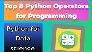 Operators in Python part-1 Arithmetic and comparison operators Python for Data Science