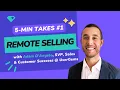 Remote Selling with Adam D Angelo SVP Sales Customer Success UserGems 5-Min Takes Sales