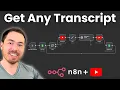 Lagu How to Get MULTIPLE YouTube Transcripts At Once with n8n (Step by Step)