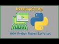 Interactive 100 Python Regex Exercises