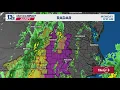 Weather Impact Alert Severe storms tornado risk Monday in Hampton Roads