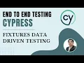 Part 16 Cypress E2E Web Automation Fixtures Data Driven Testing Using JSON Data