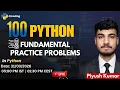 100 Python Fundamental Practice Problems From 51 problem onwards